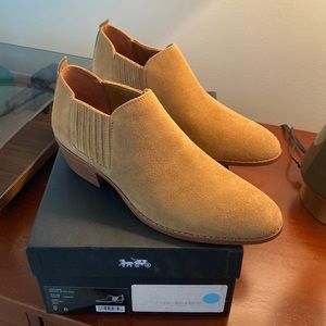 Coach booties, size 9